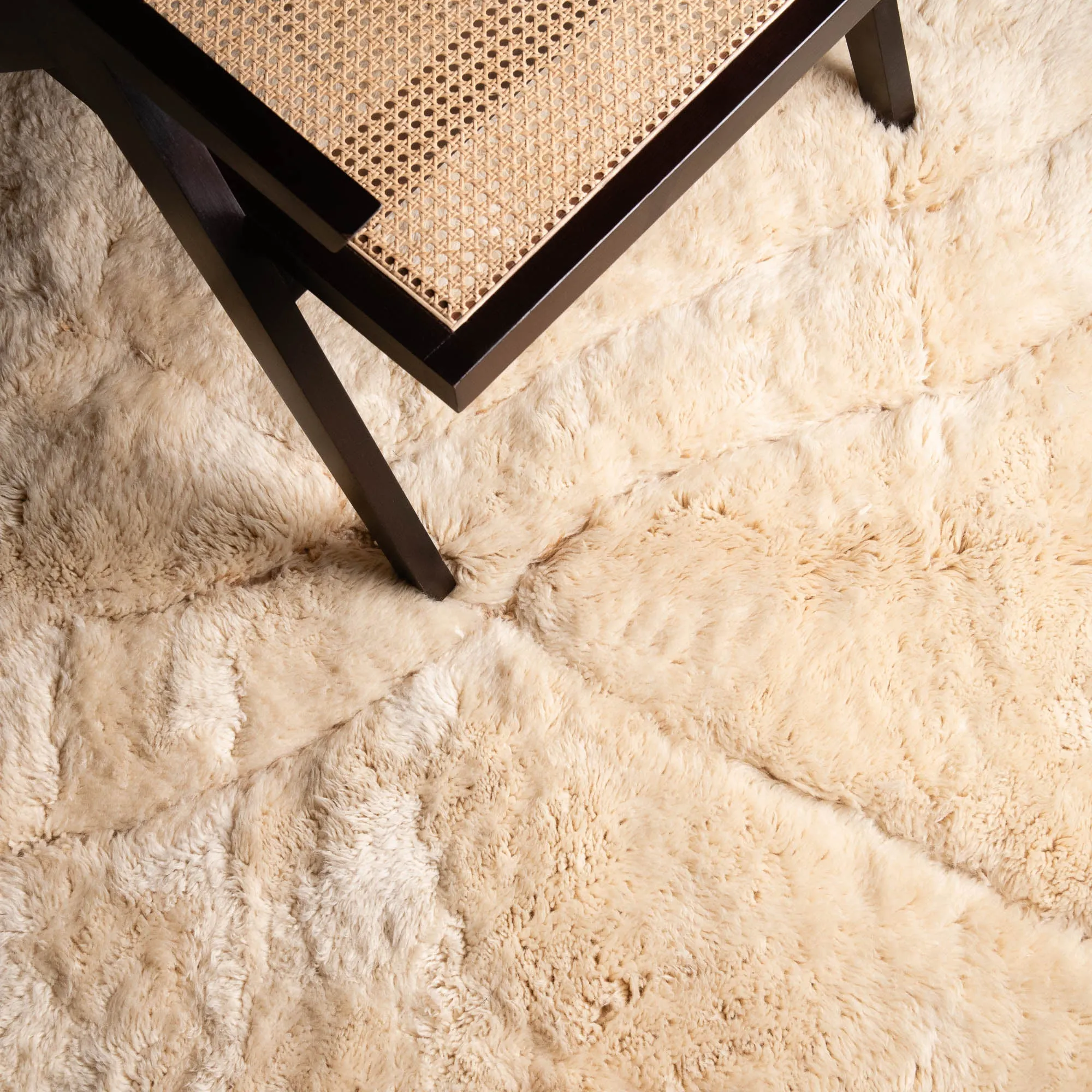 Rivers Intersection - Luxury Shag Moroccan Rug