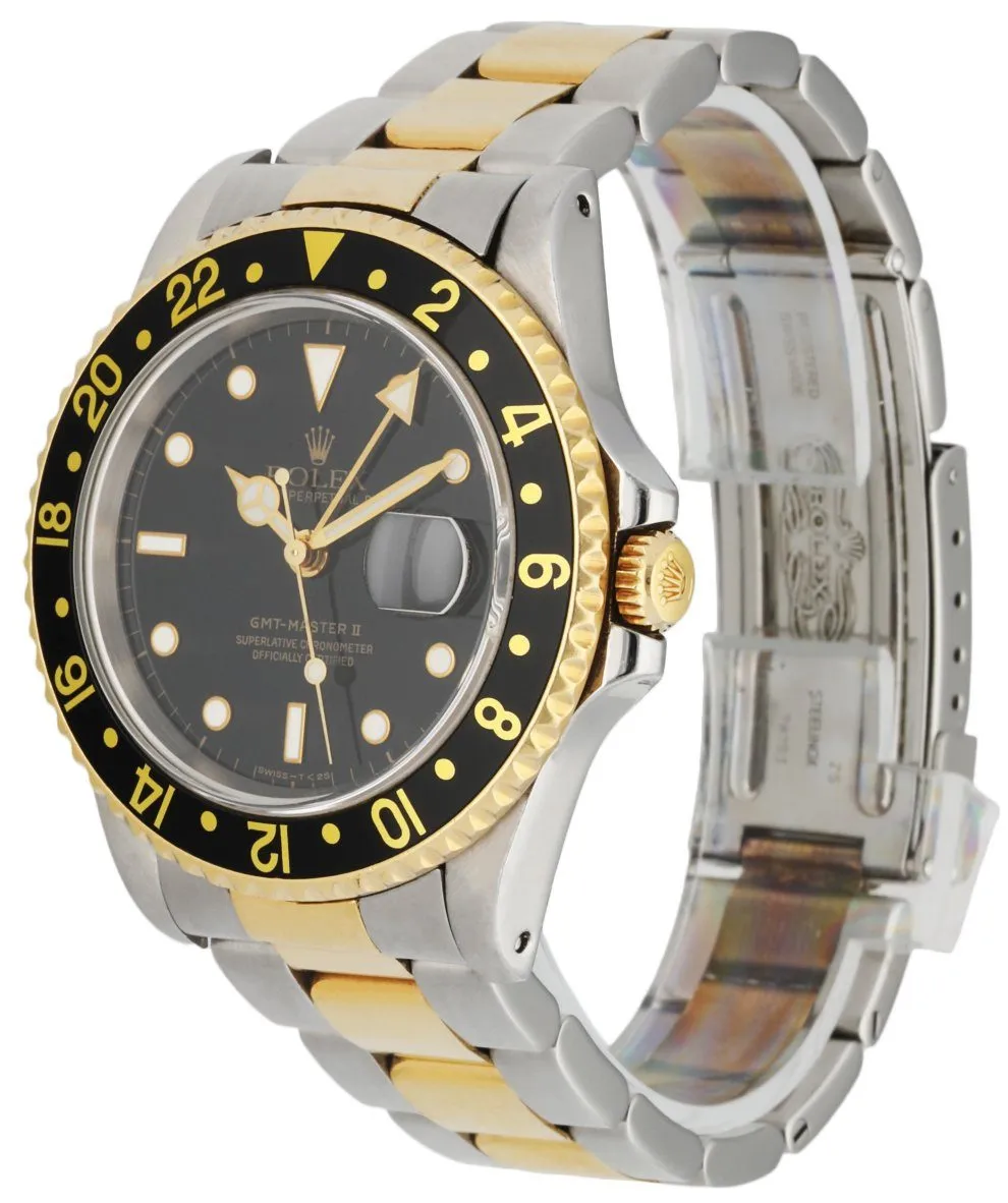 Rolex Oyster Perpetual Date GMT Master ll 16713 Mens Watch
