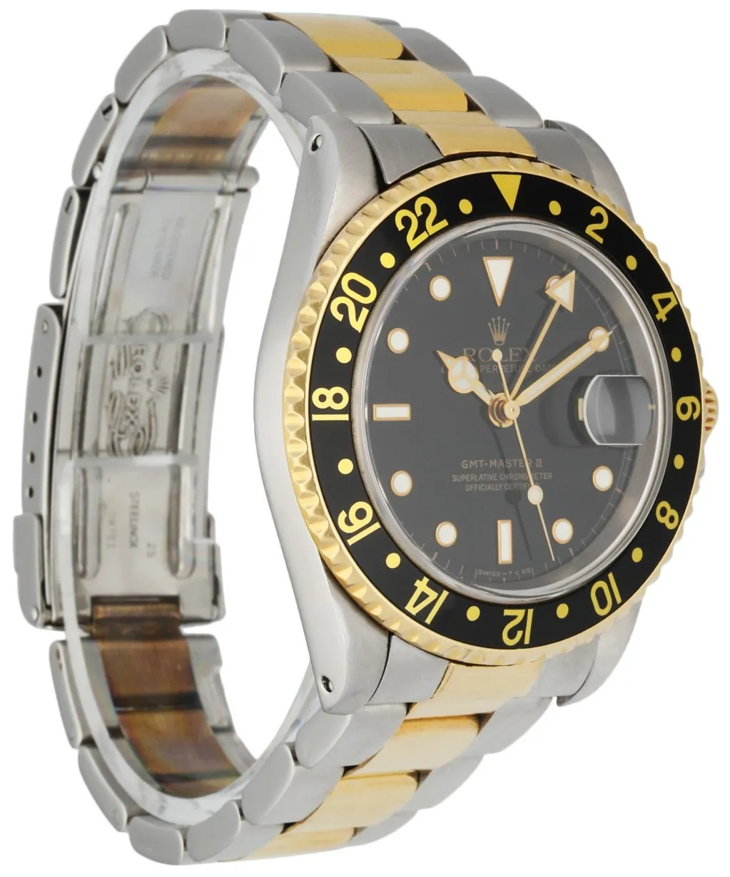 Rolex Oyster Perpetual Date GMT Master ll 16713 Mens Watch