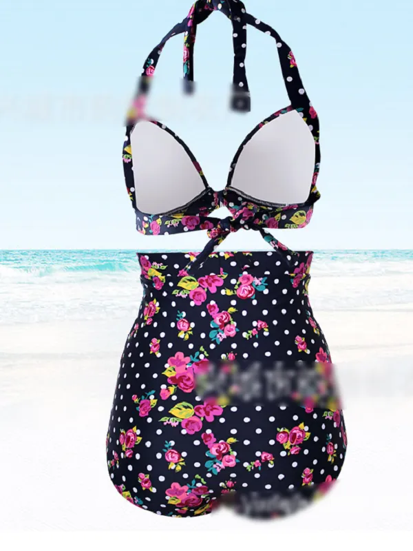 rose high rise swimwear set