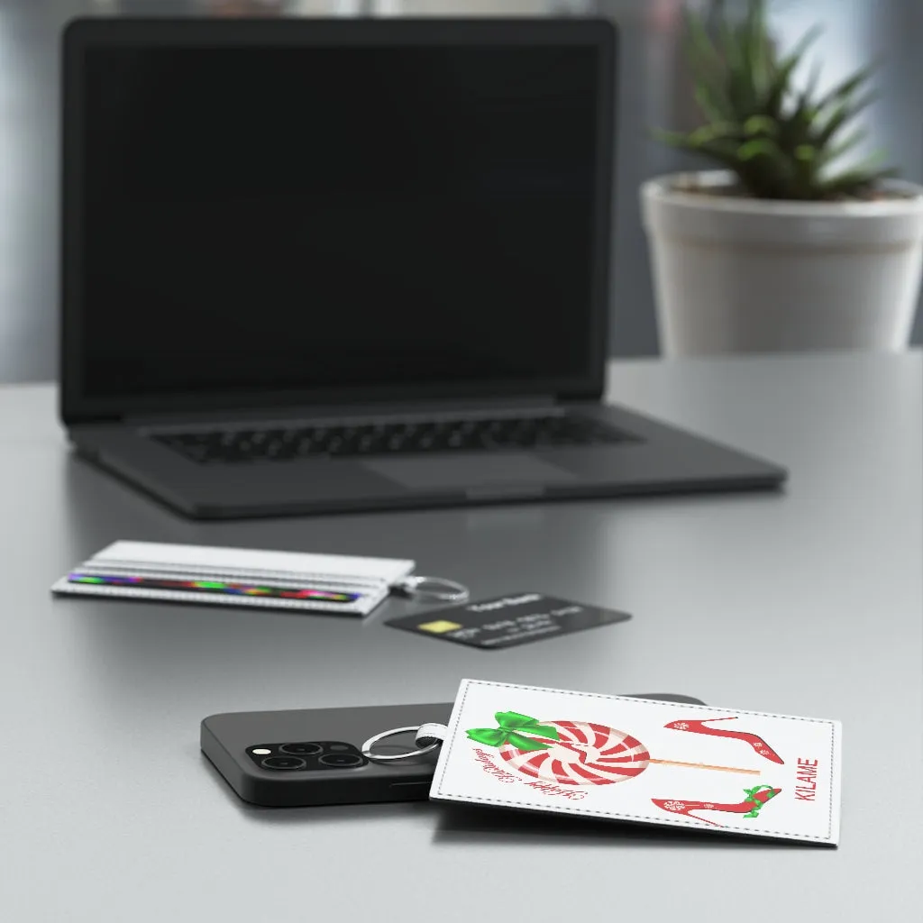 Saffiano Leather Card Holder 'Peppermint'