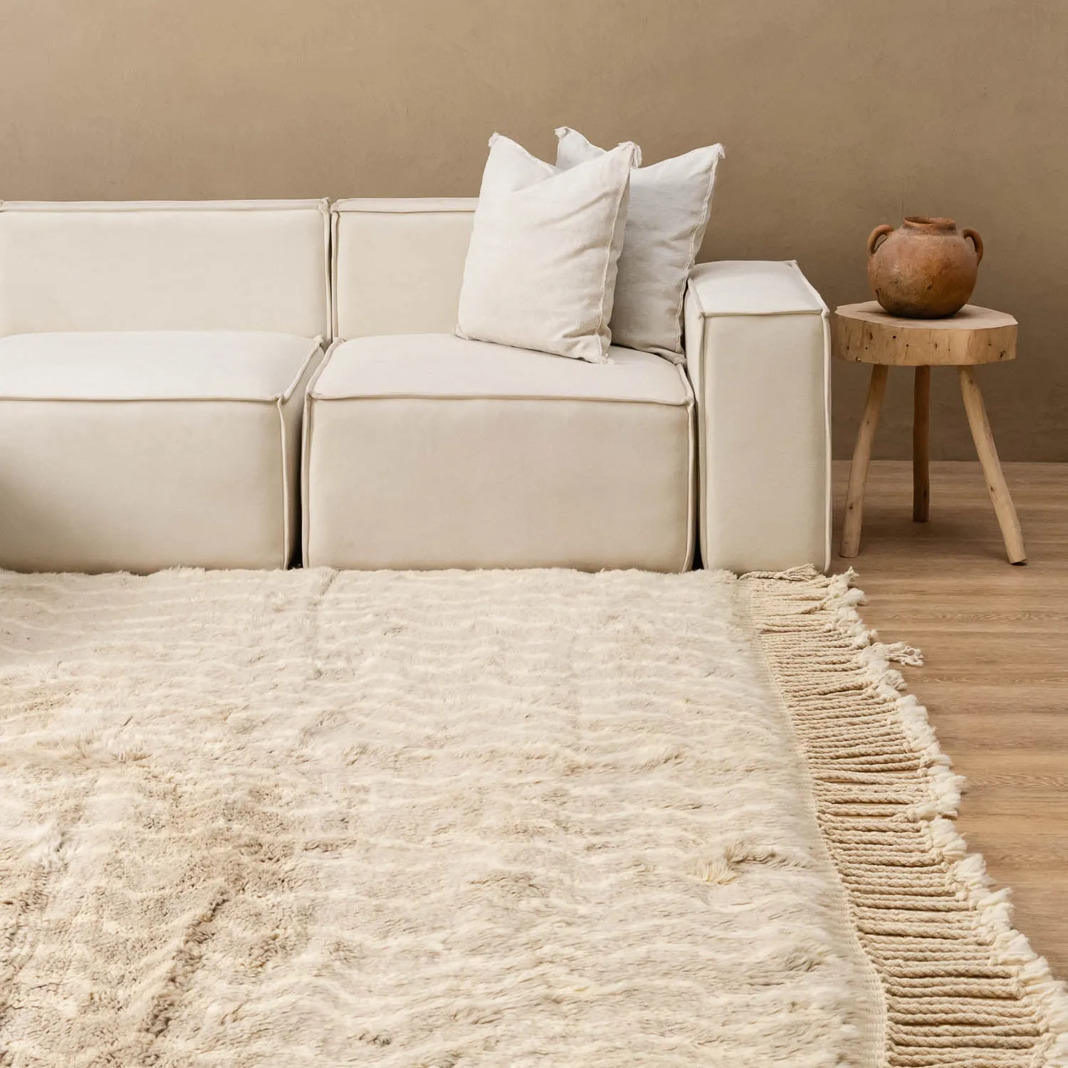 Salted caramel - luxury beni mrirt rug