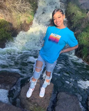 Sauce Color Stack | Caribbean Blue Tee