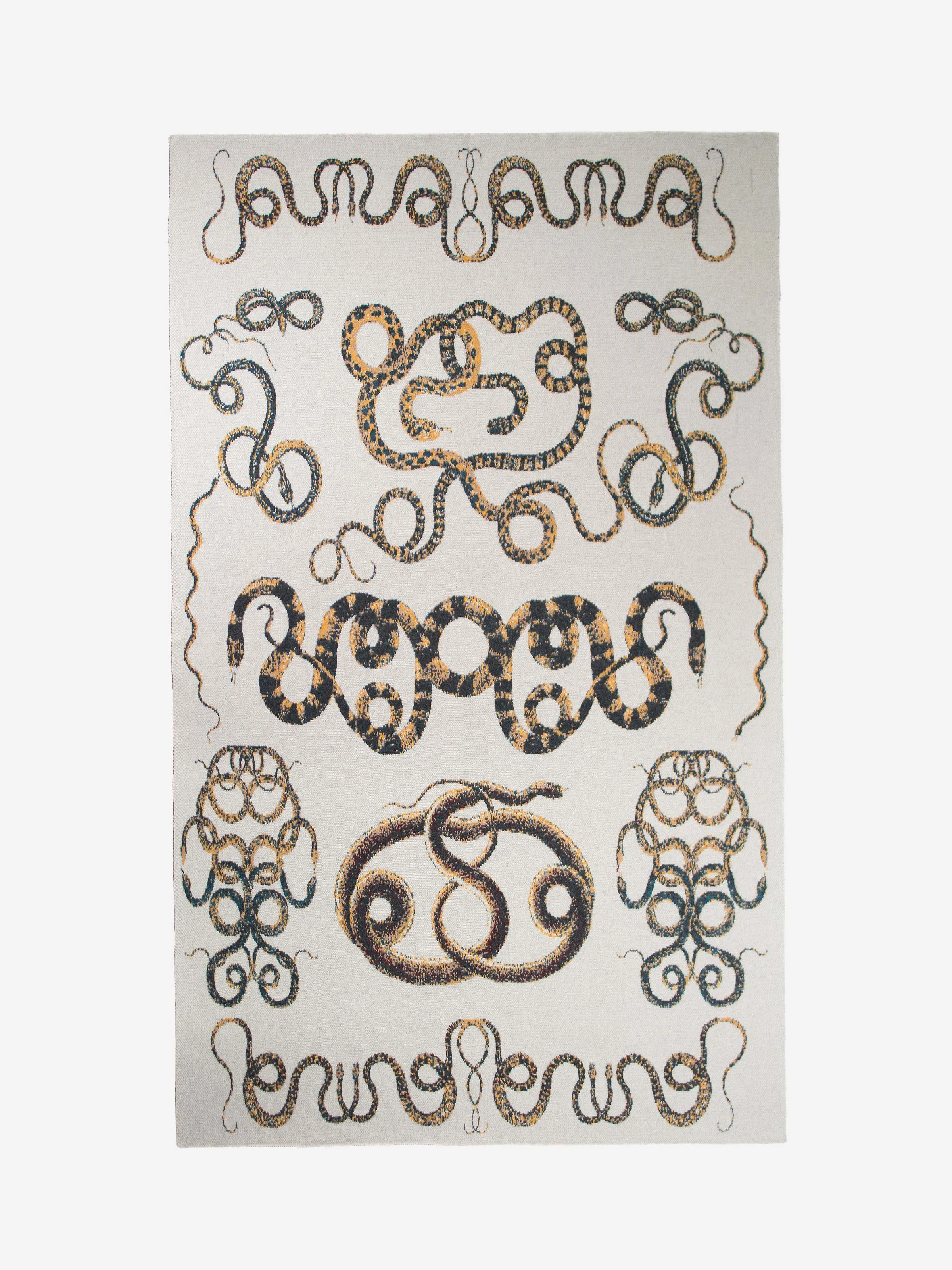 serpents cashmere blanket