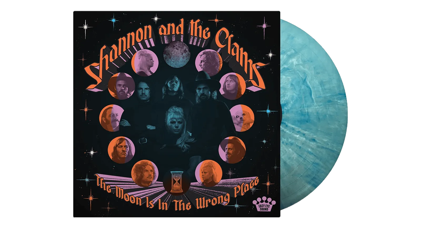 Shannon & The Clams : The Moon Is In The Wrong Place (Blue Splatter Vinyl)