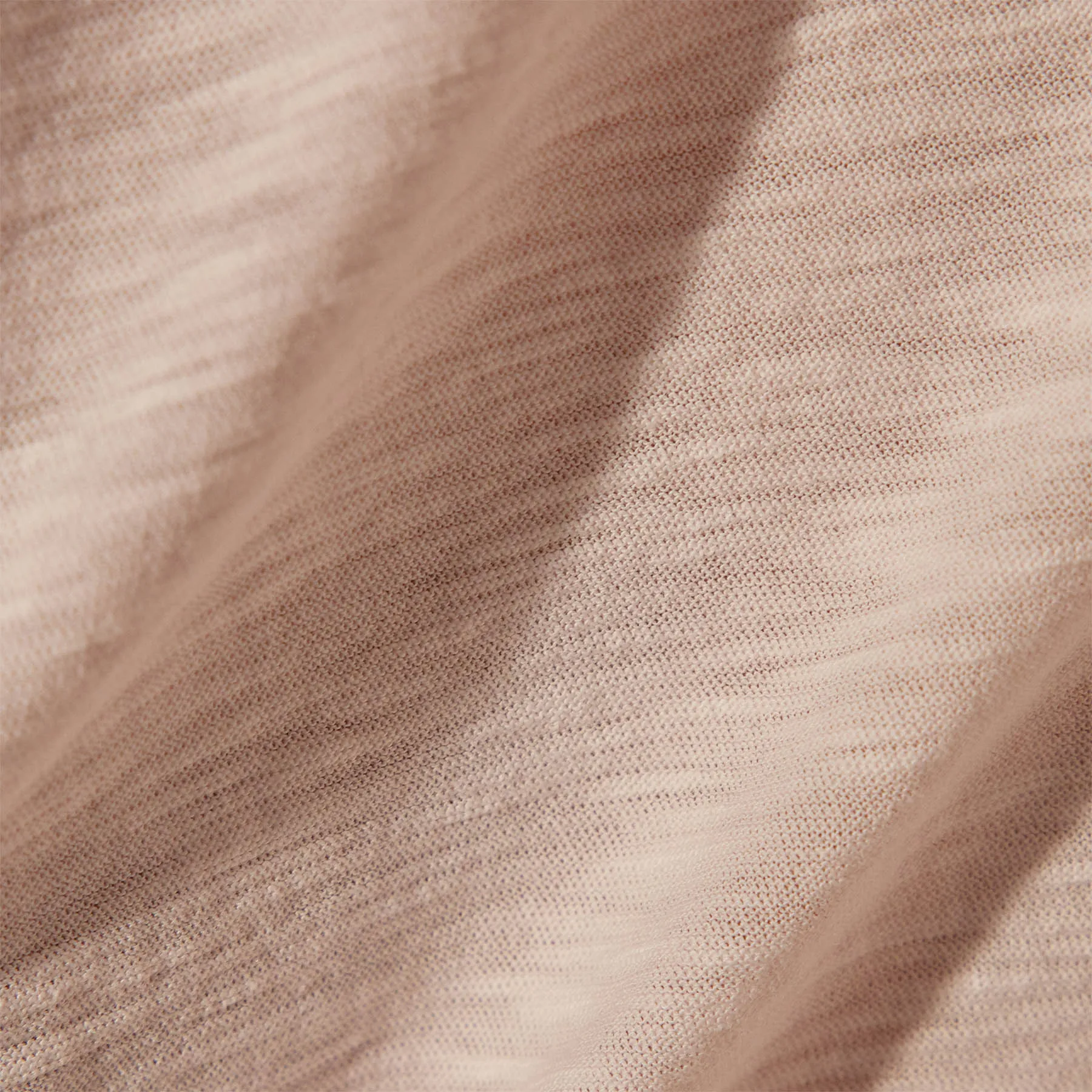 Sheer Slub Casual V Neck - Zephyr