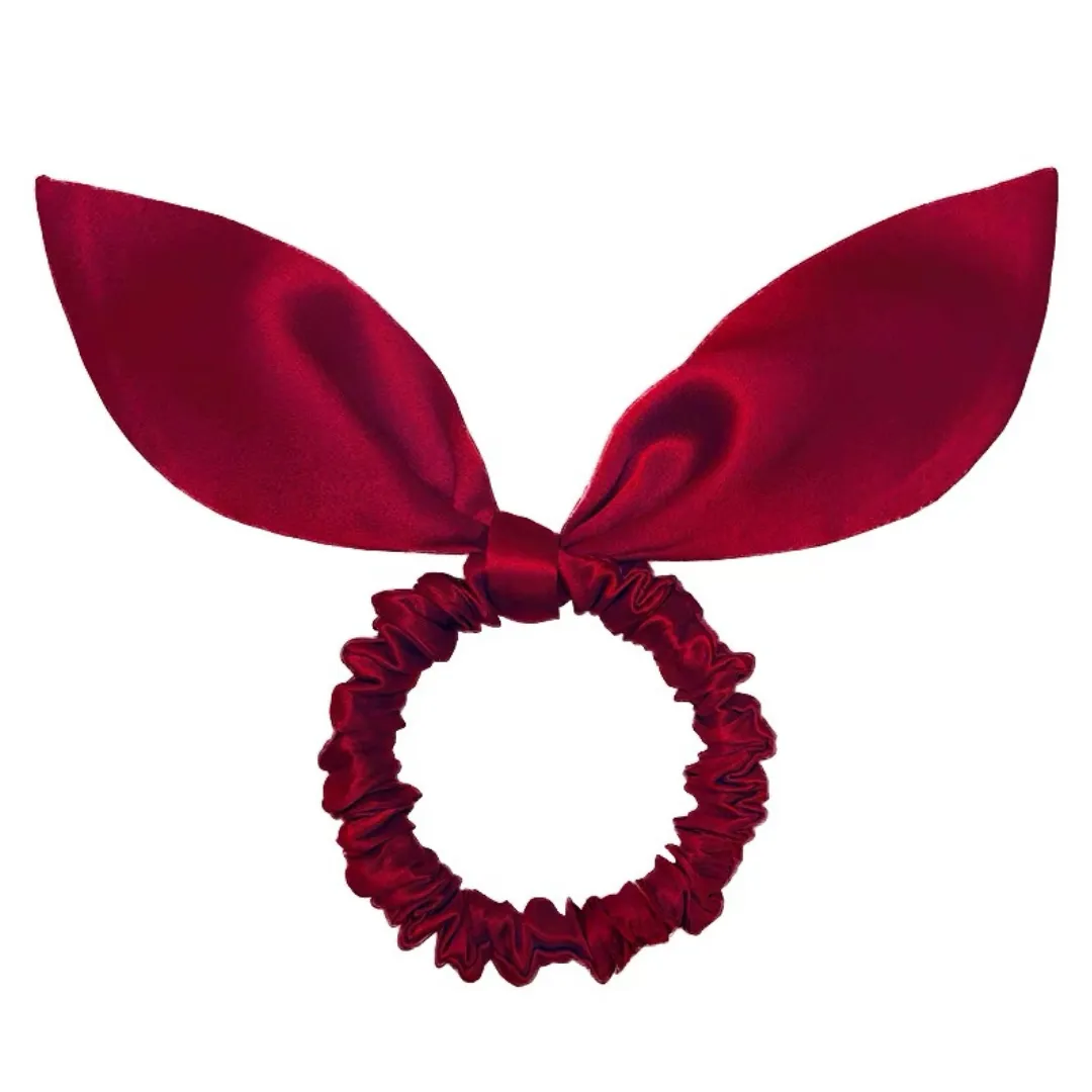 Silk Bunny Scrunchie Custom Wholesale - Small Bunny