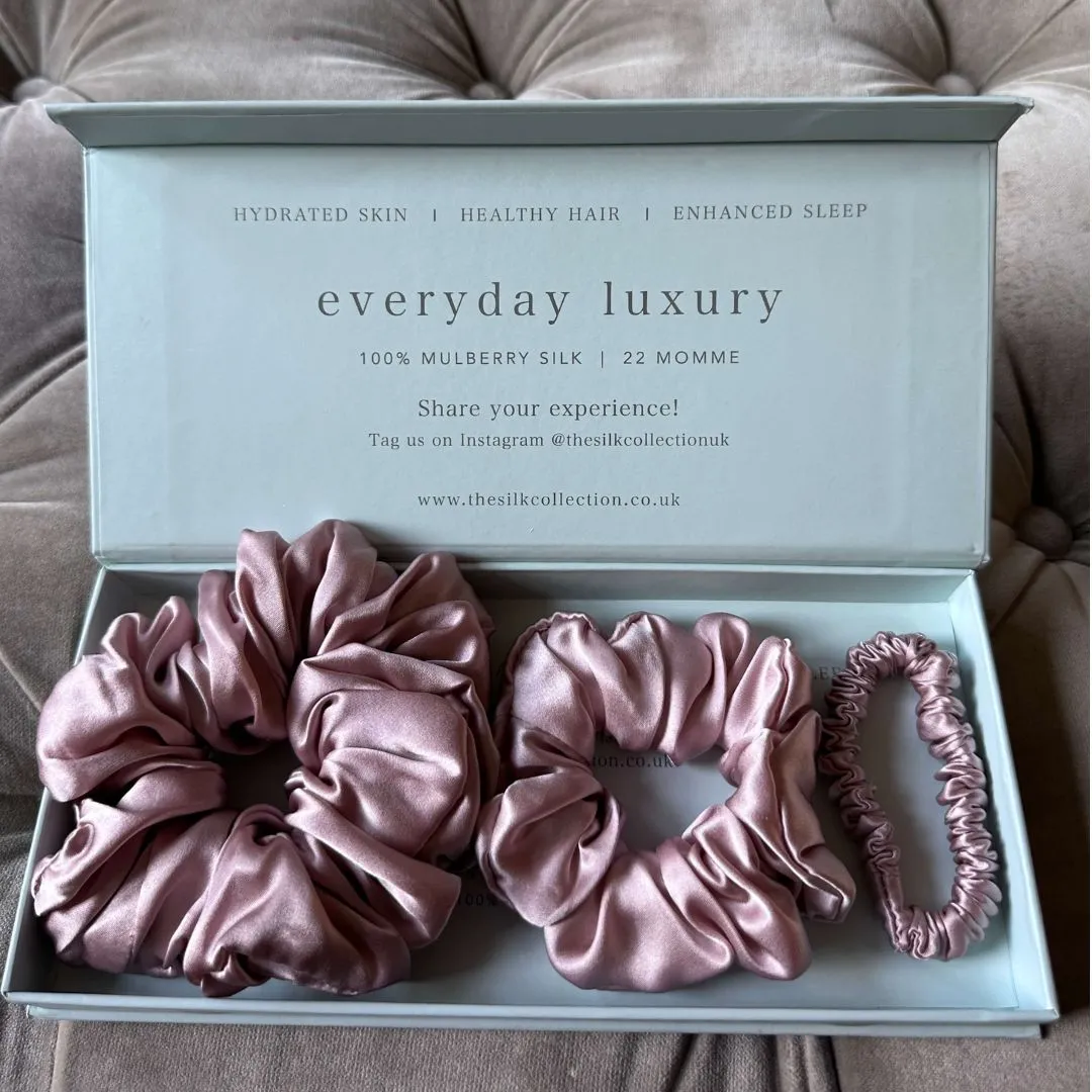 Silk Scrunchie Hair Care Starter Set