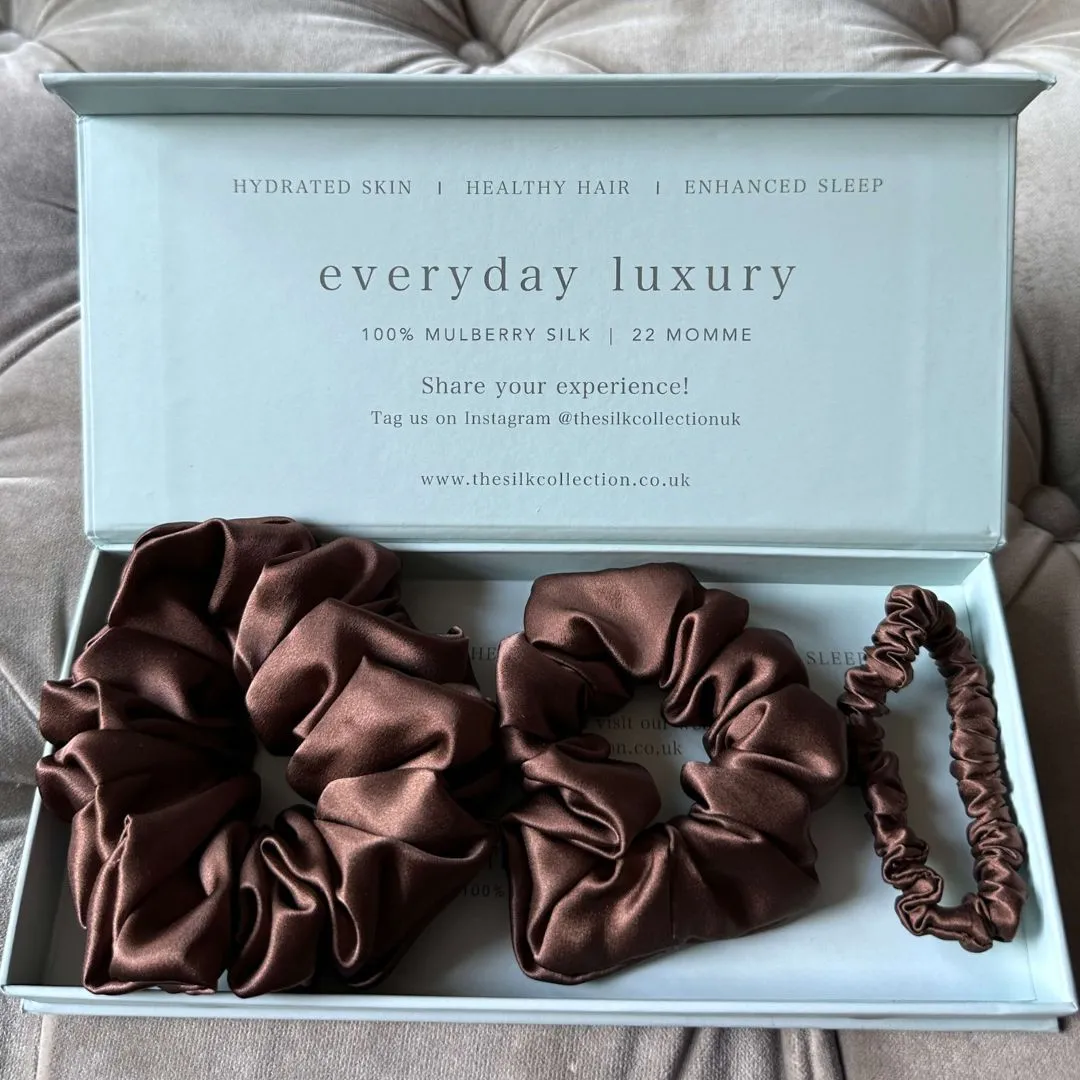 Silk Scrunchie Hair Care Starter Set