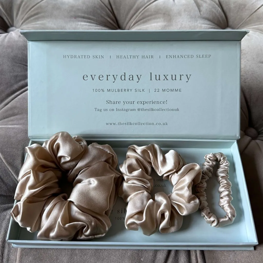 Silk Scrunchie Hair Care Starter Set