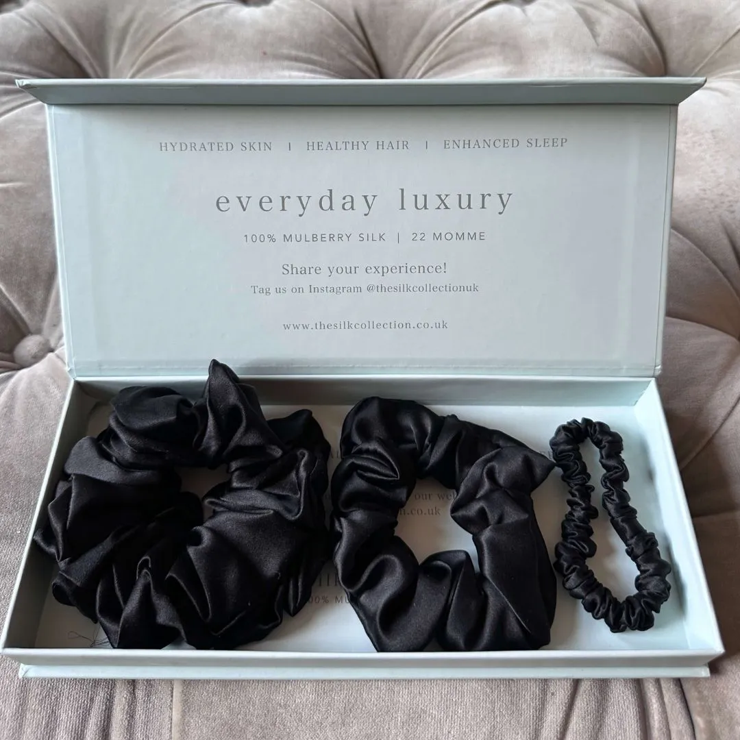 Silk Scrunchie Hair Care Starter Set