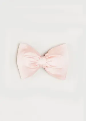 Silk Small Bow Clip in Pink