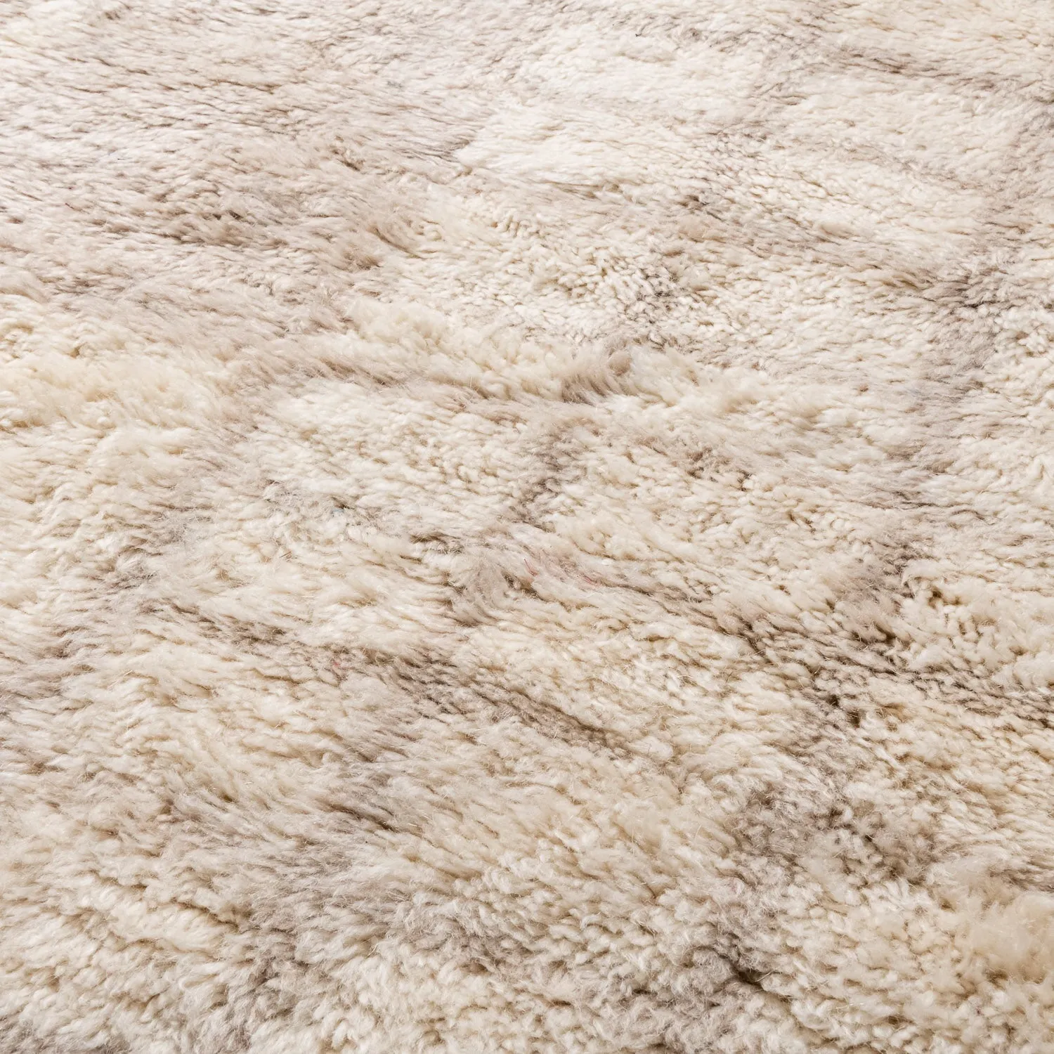 Silver Lattice - Luxury Shag Moroccan Rug