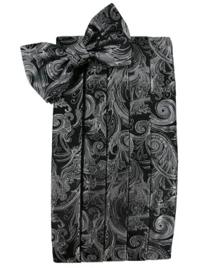 Silver Tapestry Cummerbund