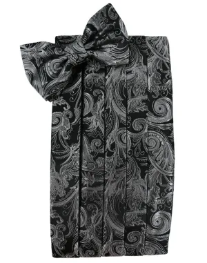 Silver Tapestry Cummerbund