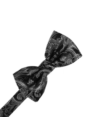 Silver Tapestry Kids Bow Tie