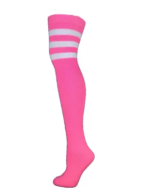 SOCKS - Knee High Retro / Hip Hop Top Stripe Socks