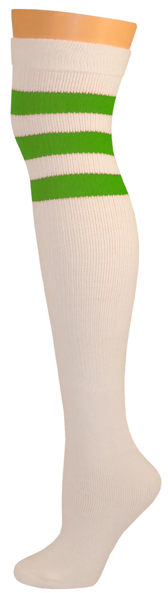 SOCKS - Knee High Retro / Hip Hop Top Stripe Socks