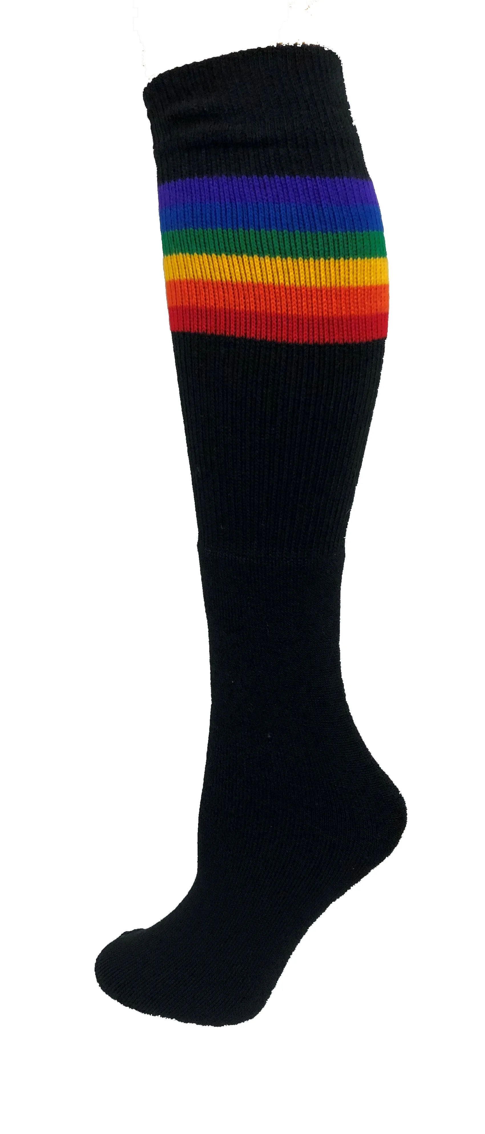 SOCKS - Knee High Retro / Hip Hop Top Stripe Socks