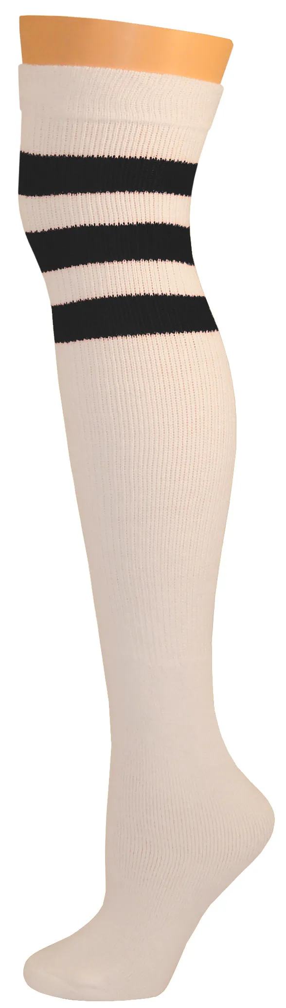 SOCKS - Knee High Retro / Hip Hop Top Stripe Socks