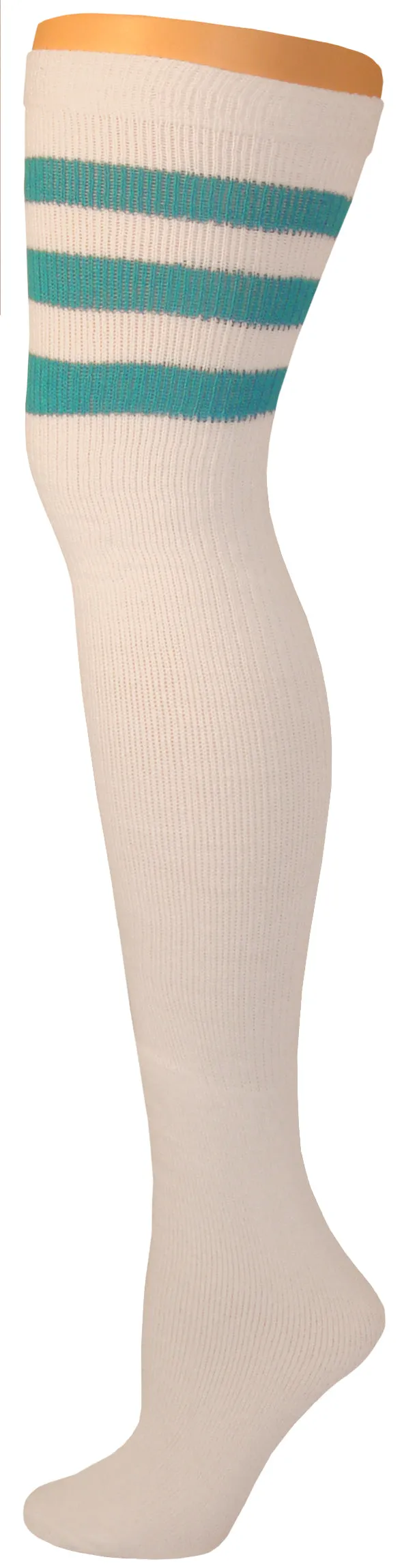 SOCKS - Knee High Retro / Hip Hop Top Stripe Socks