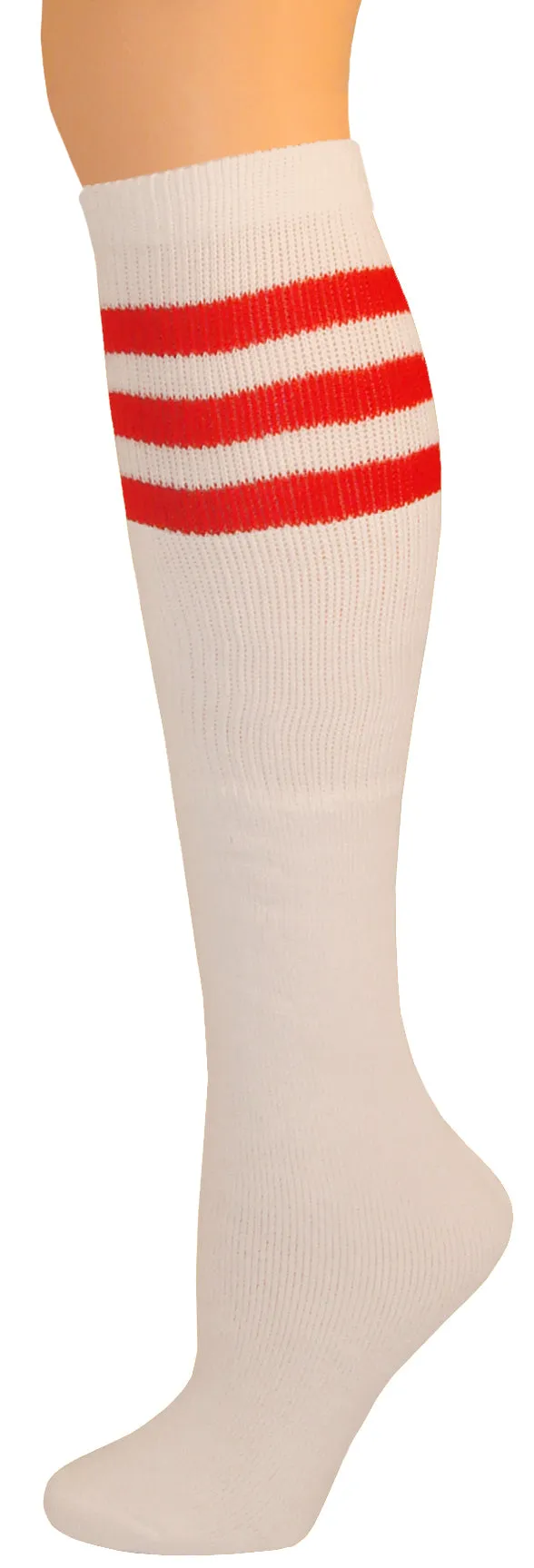 SOCKS - Knee High Retro / Hip Hop Top Stripe Socks