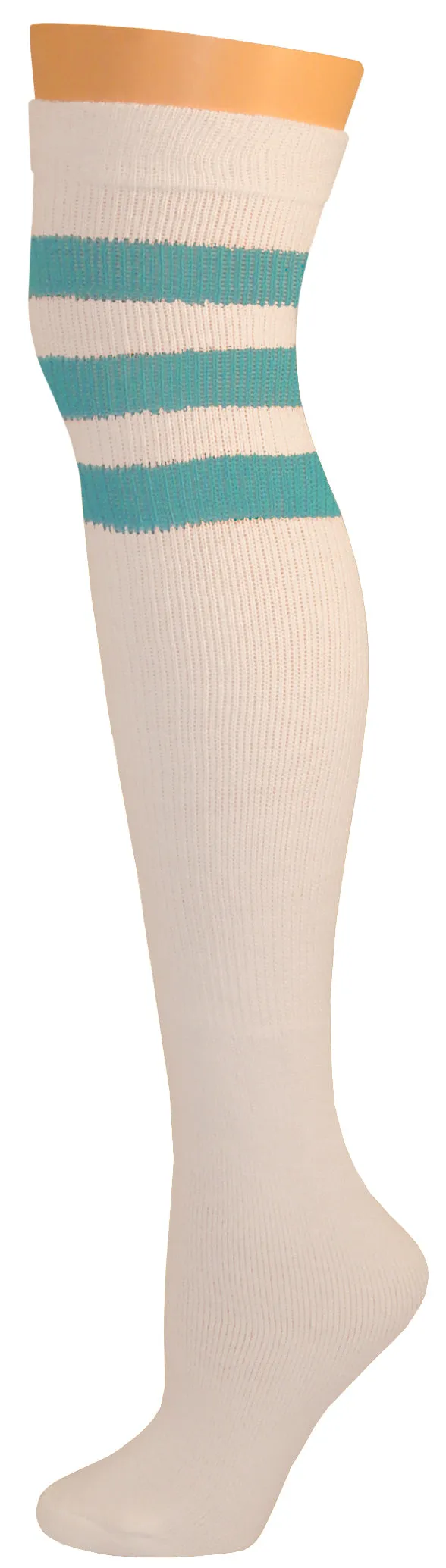 SOCKS - Knee High Retro / Hip Hop Top Stripe Socks