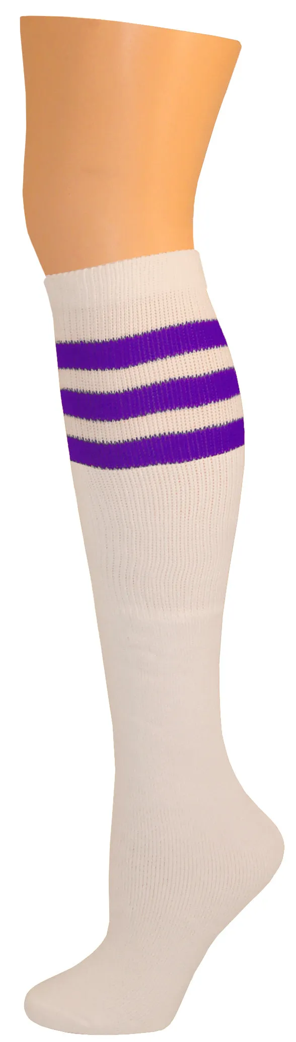SOCKS - Knee High Retro / Hip Hop Top Stripe Socks