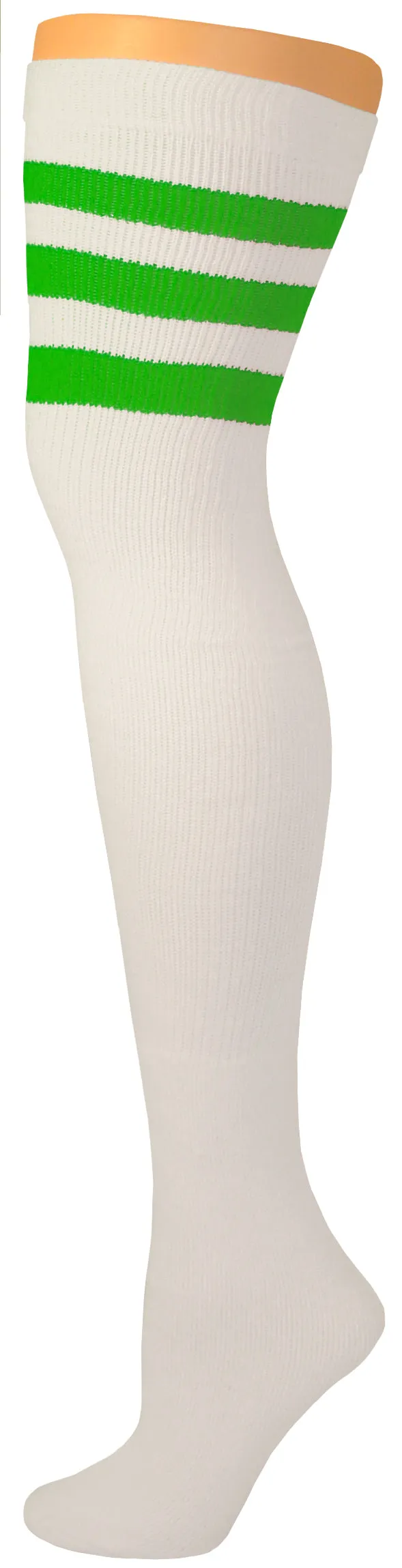 SOCKS - Knee High Retro / Hip Hop Top Stripe Socks
