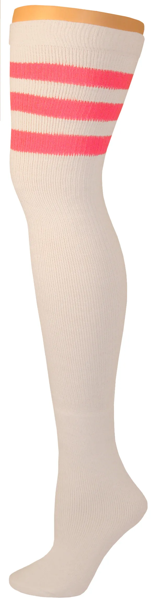 SOCKS - Knee High Retro / Hip Hop Top Stripe Socks