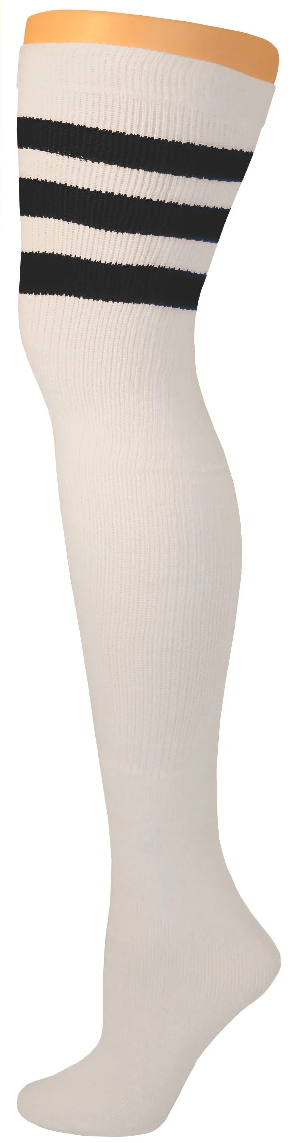 SOCKS - Knee High Retro / Hip Hop Top Stripe Socks
