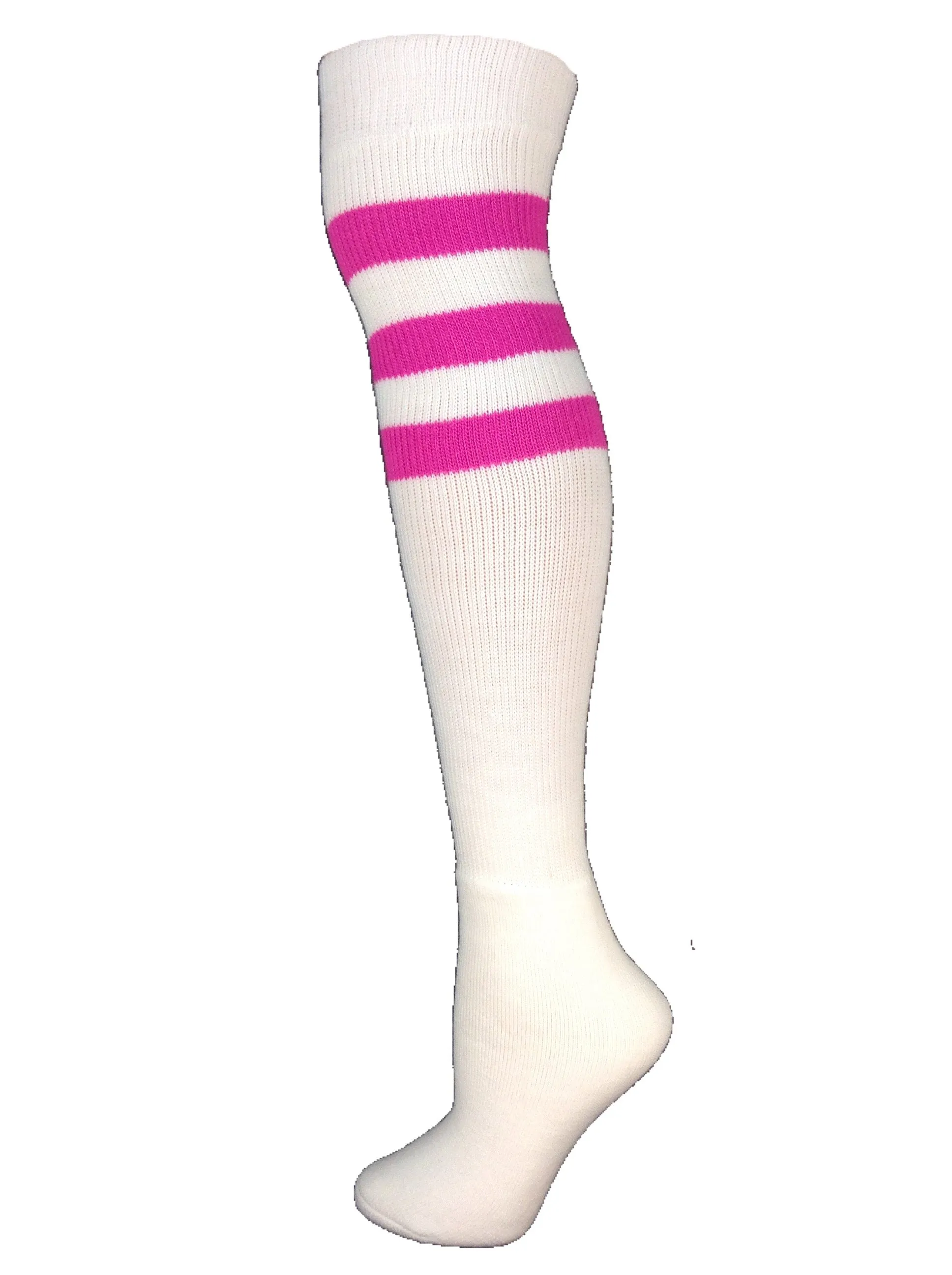 SOCKS - Knee High Retro / Hip Hop Top Stripe Socks