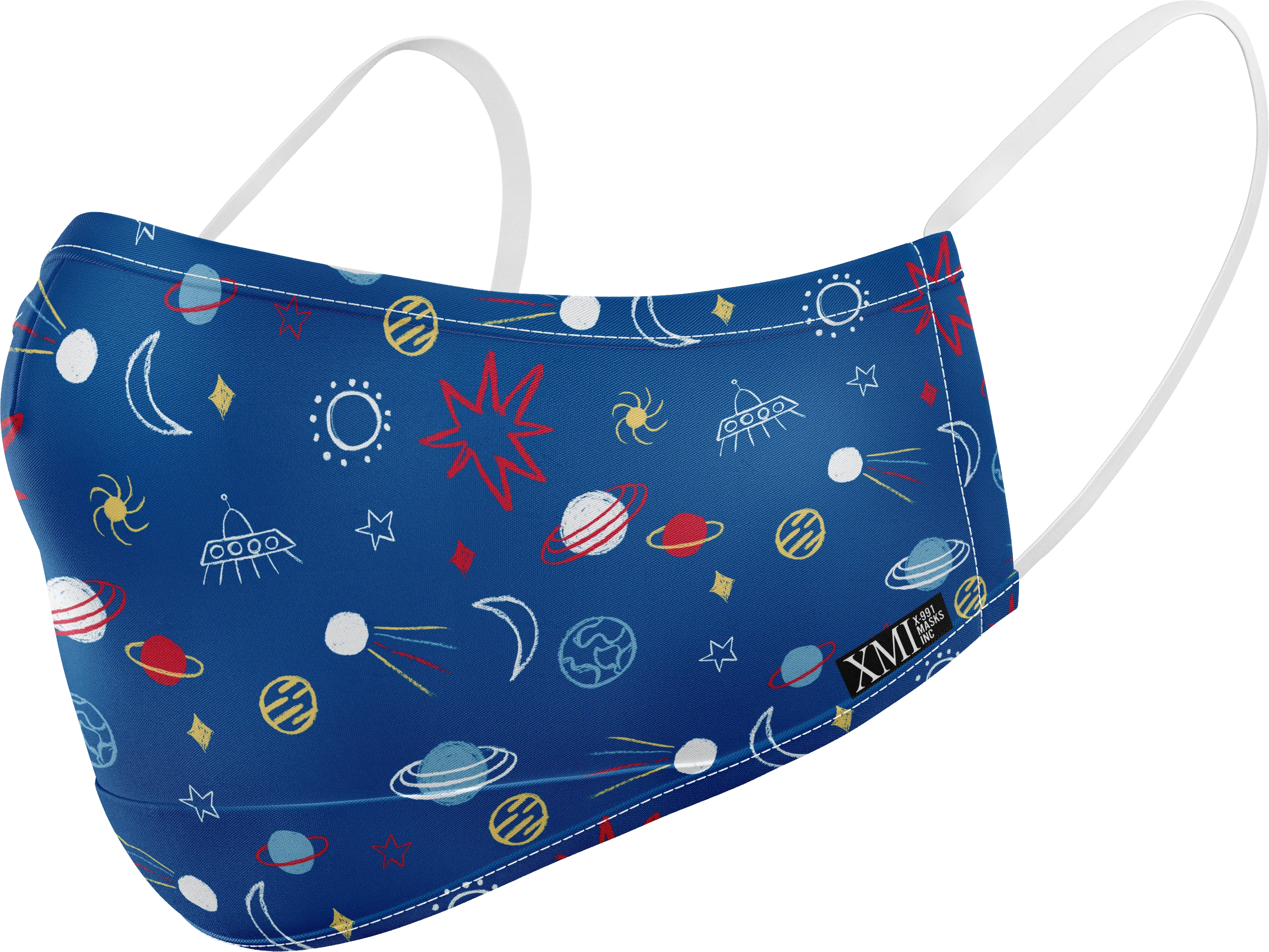 Space printed mask for Kids