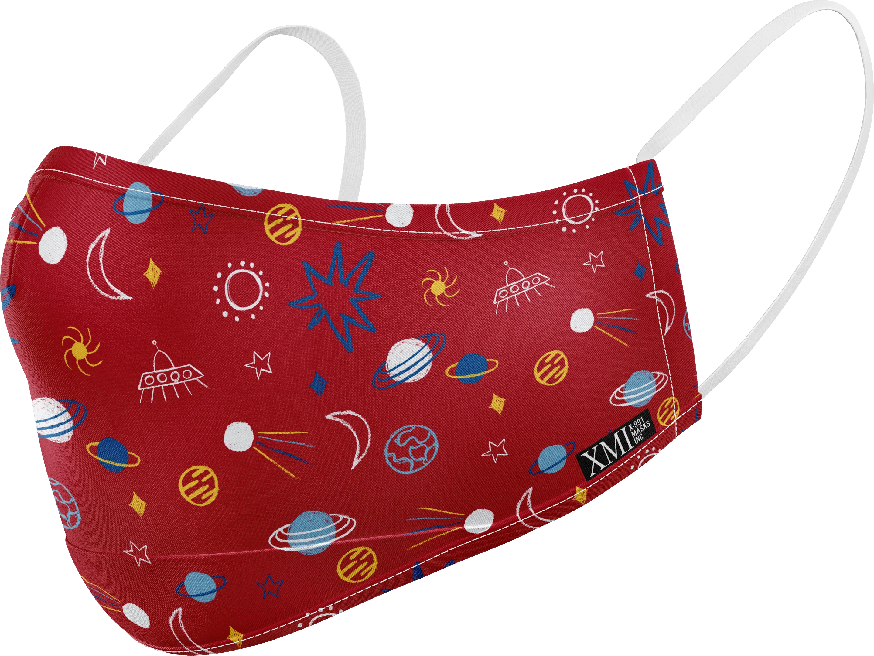 Space printed mask for Kids