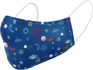 Space printed mask for Kids