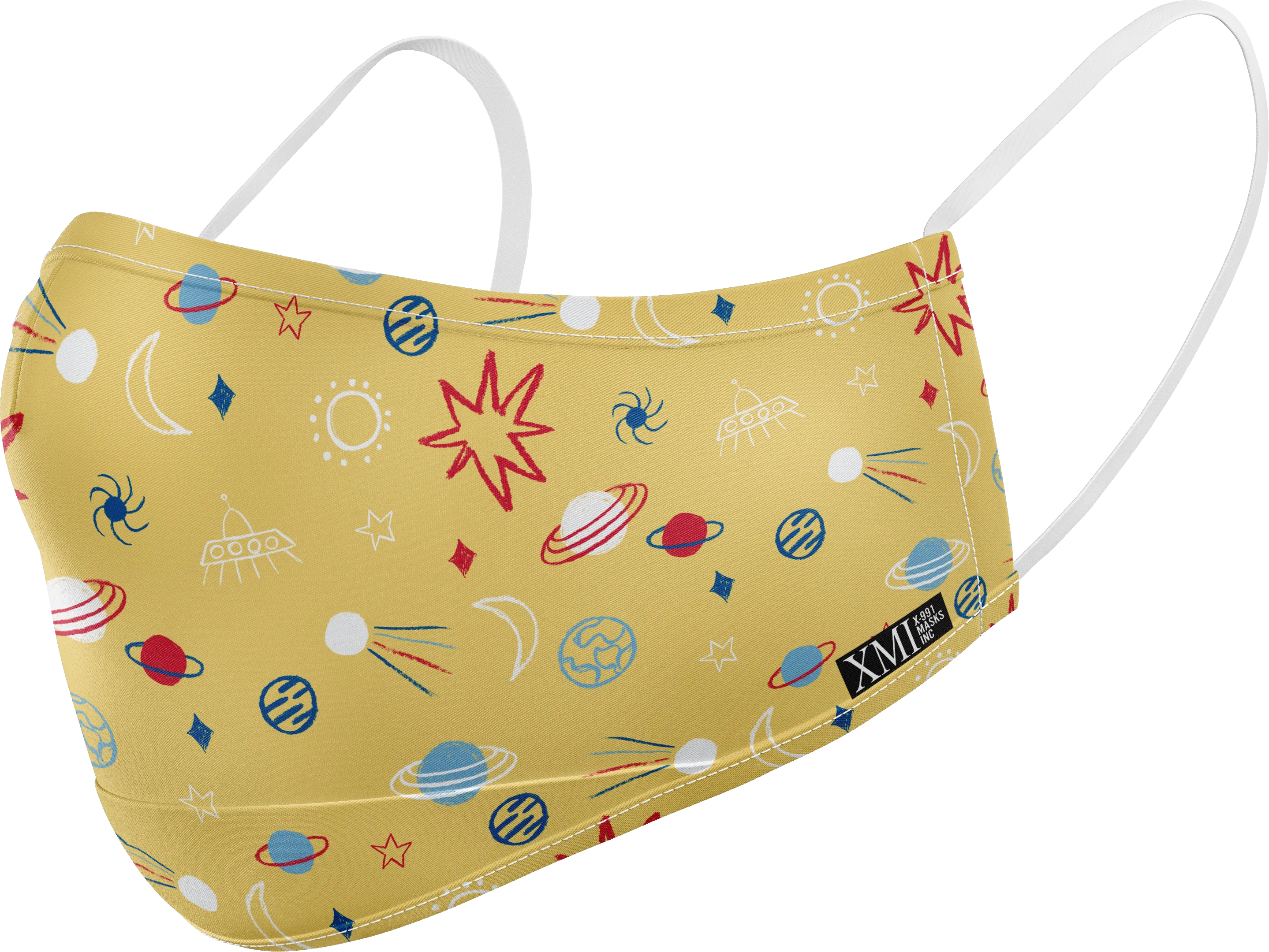 Space printed mask for Kids