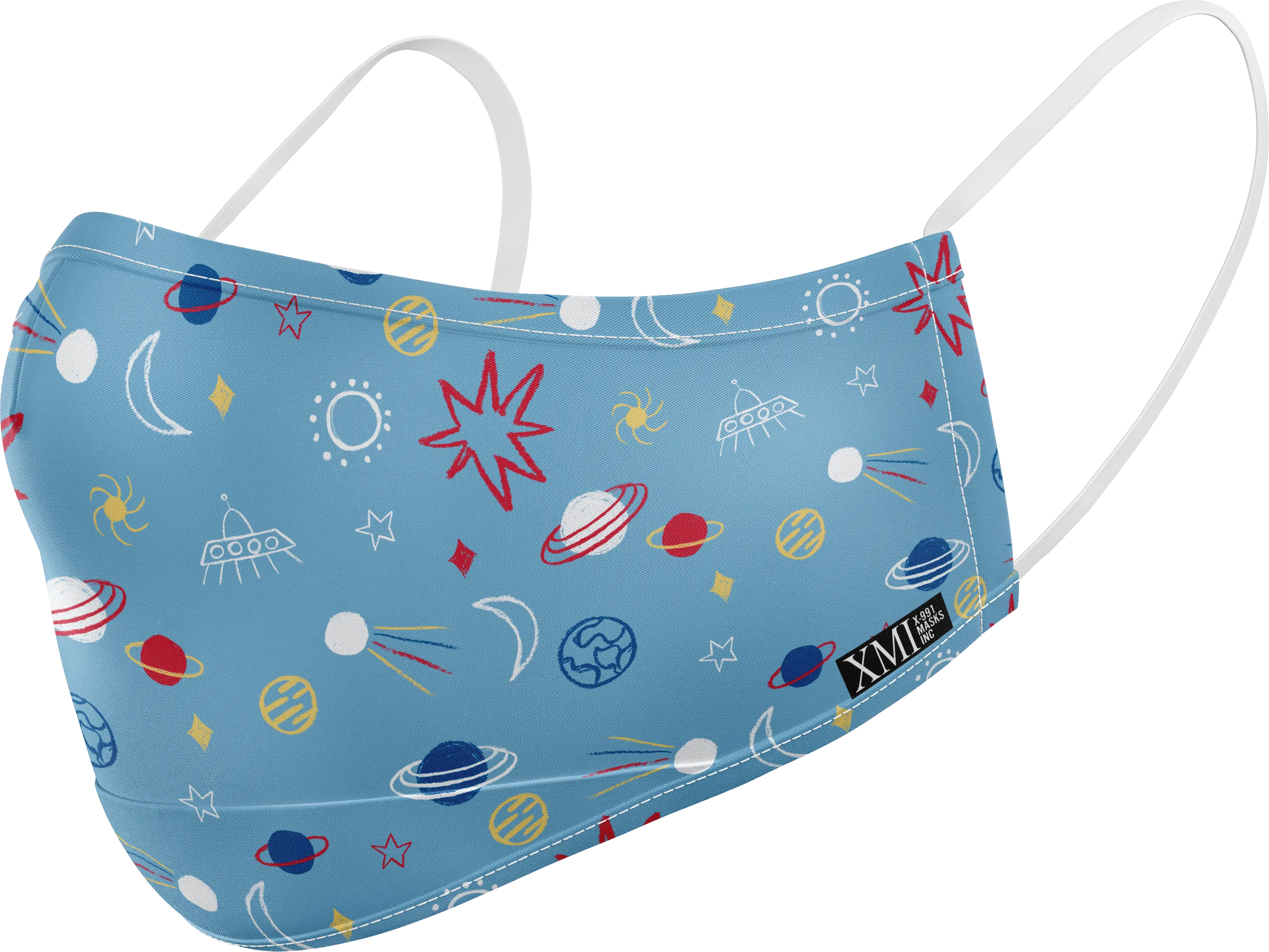 Space printed mask for Kids
