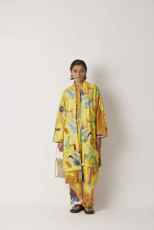 Summer Jacket Long Kimono Embellished Print Barbi-Unwillted-Fashion Edit-Yc14Jkt-157 Yc14Qk01-Yavi
