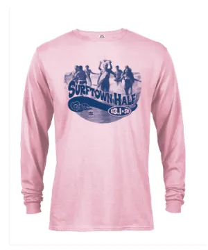 Surftown Long Sleeve Tee in Soft Pink