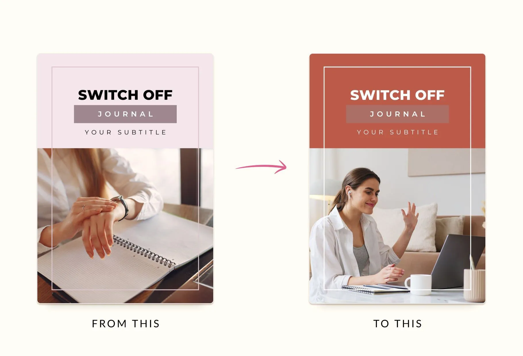 Switch Off Journal Canva Template