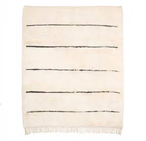 Symetrical Lines - Luxury Shag Moroccan Rug