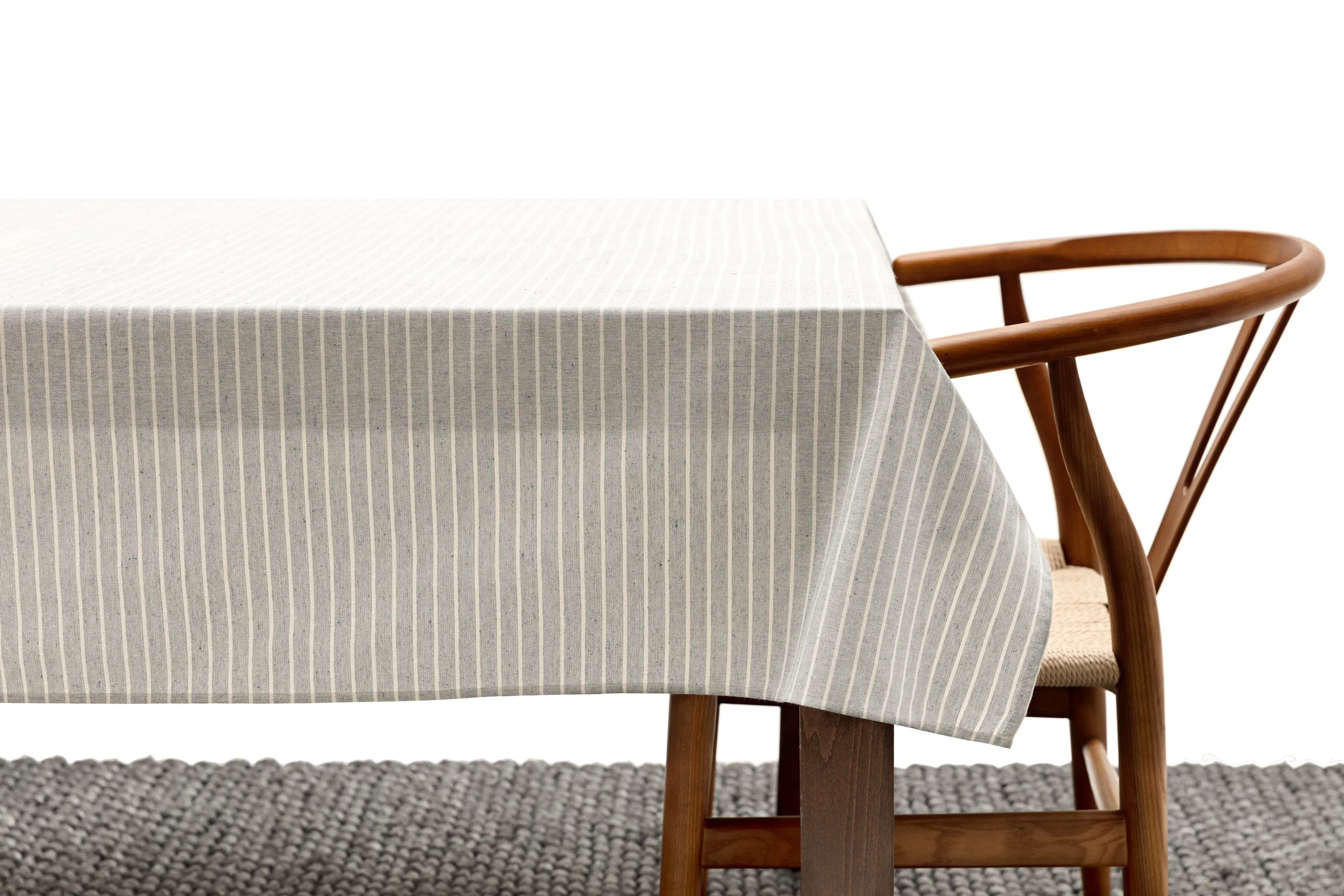 Tablecloth / Grey Striped by MEEMA