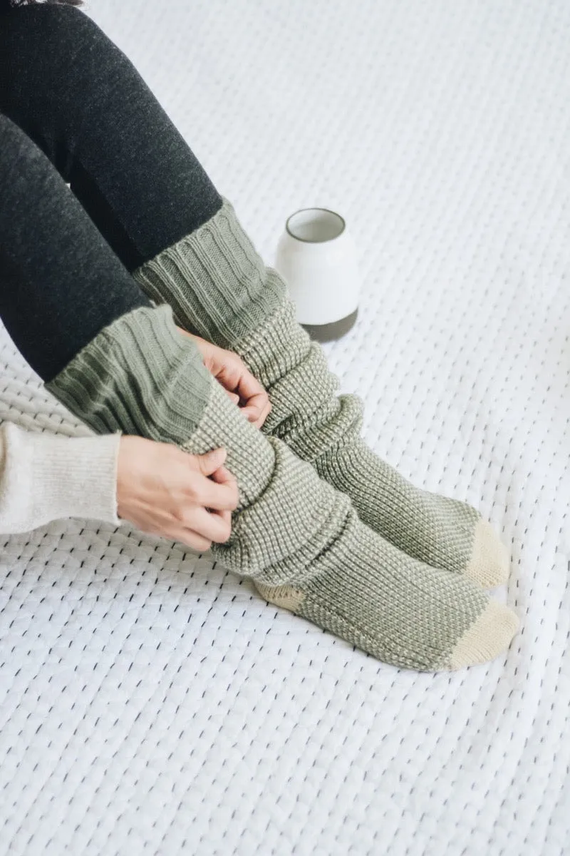 Tall Knit Lounge Socks