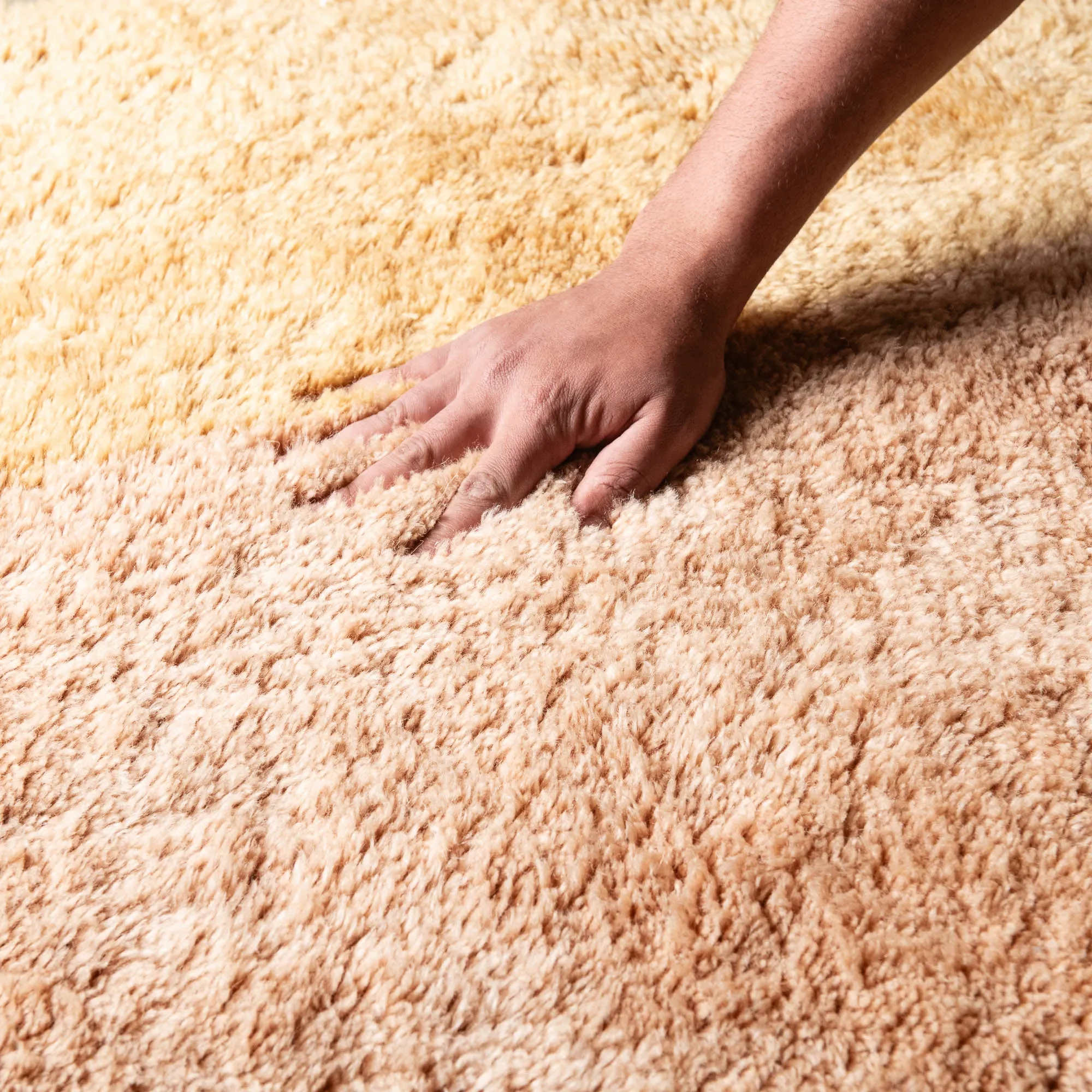 Tangerine Dream -  Luxury Shag Moroccan Runner Rug