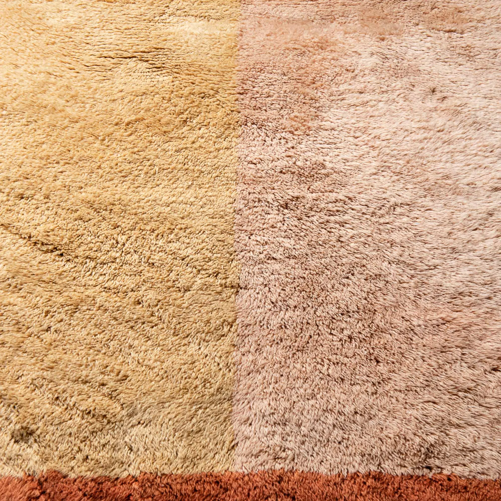 Tangerine Dream -  Luxury Shag Moroccan Runner Rug