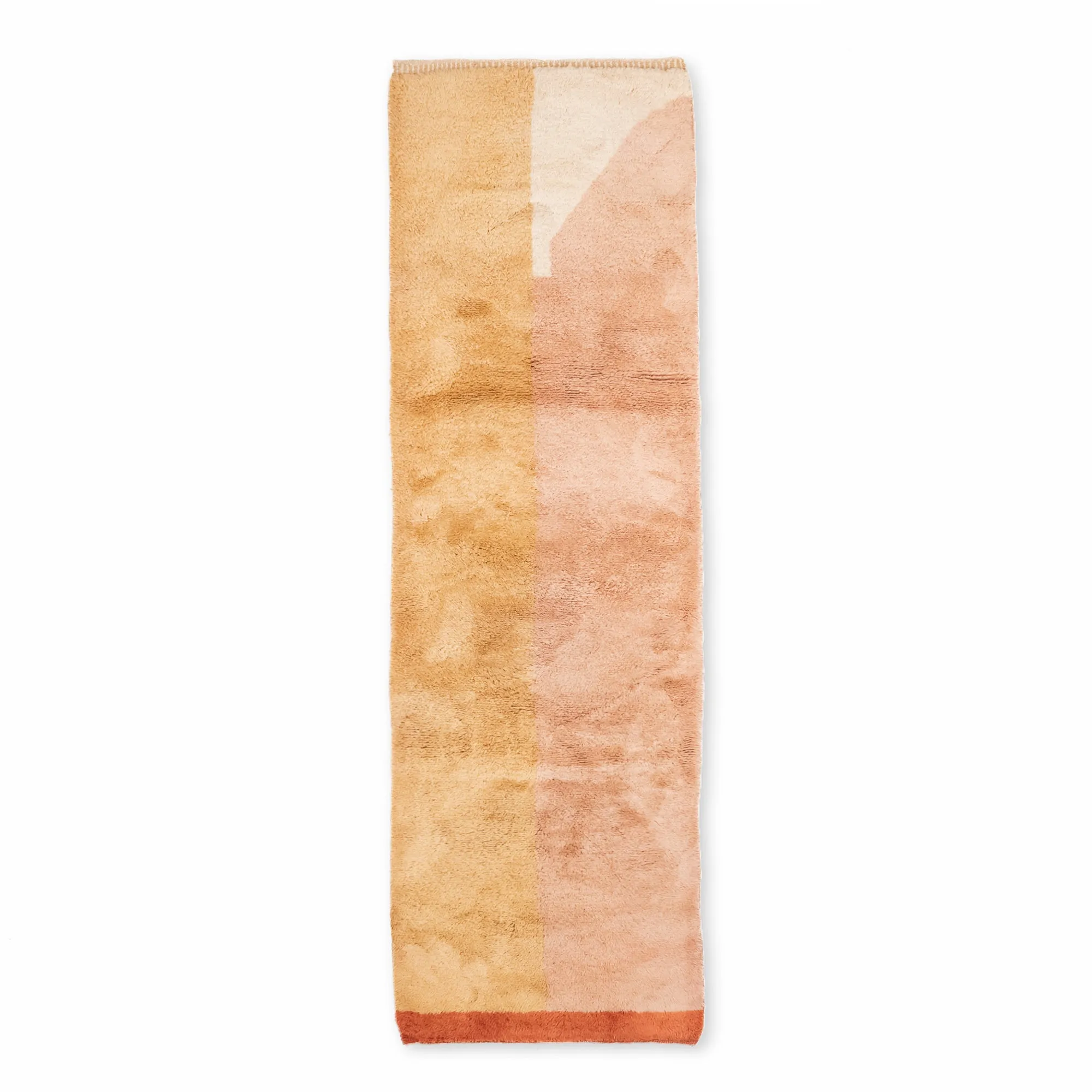 Tangerine Dream -  Luxury Shag Moroccan Runner Rug