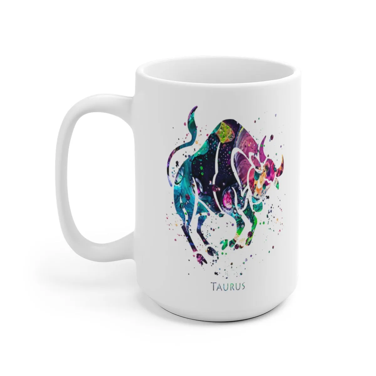 Taurus Zodiac Sign Mug - 11 oz, 15 oz