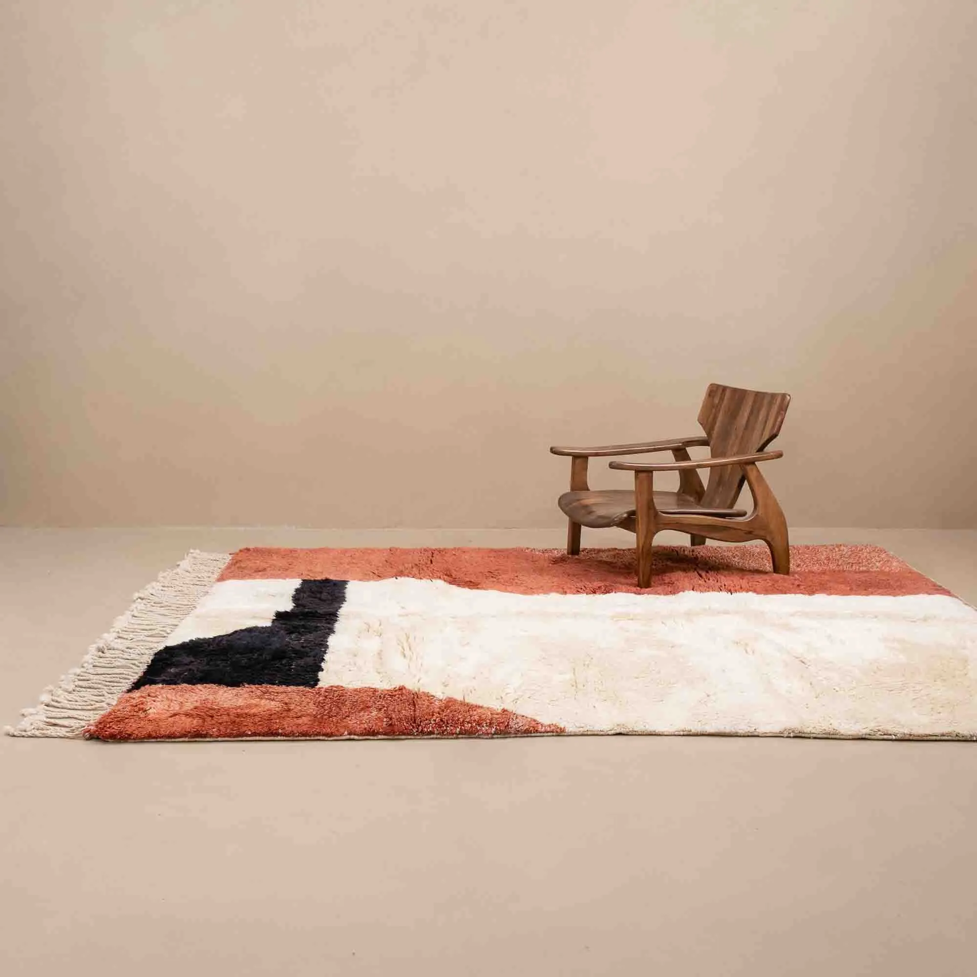 Terracotta Serenade - luxury beni mrirt rug