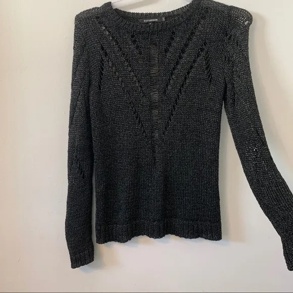 Tess Giberson Open Knit Sweater Size M