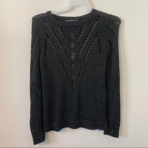 Tess Giberson Open Knit Sweater Size M